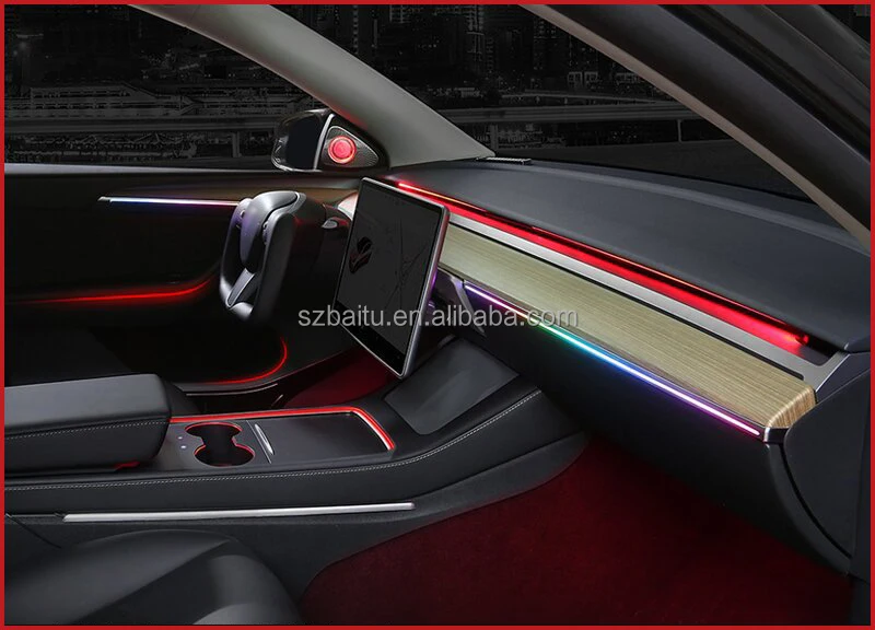 Auto-LED-Ambientebeleuchtungs-Set für Fahrzeuginnenraum – Bild 3