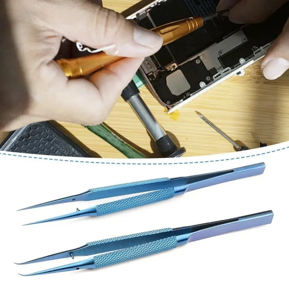 Präzise Pinzette aus Titanlegierung, professionelles – Bild 3