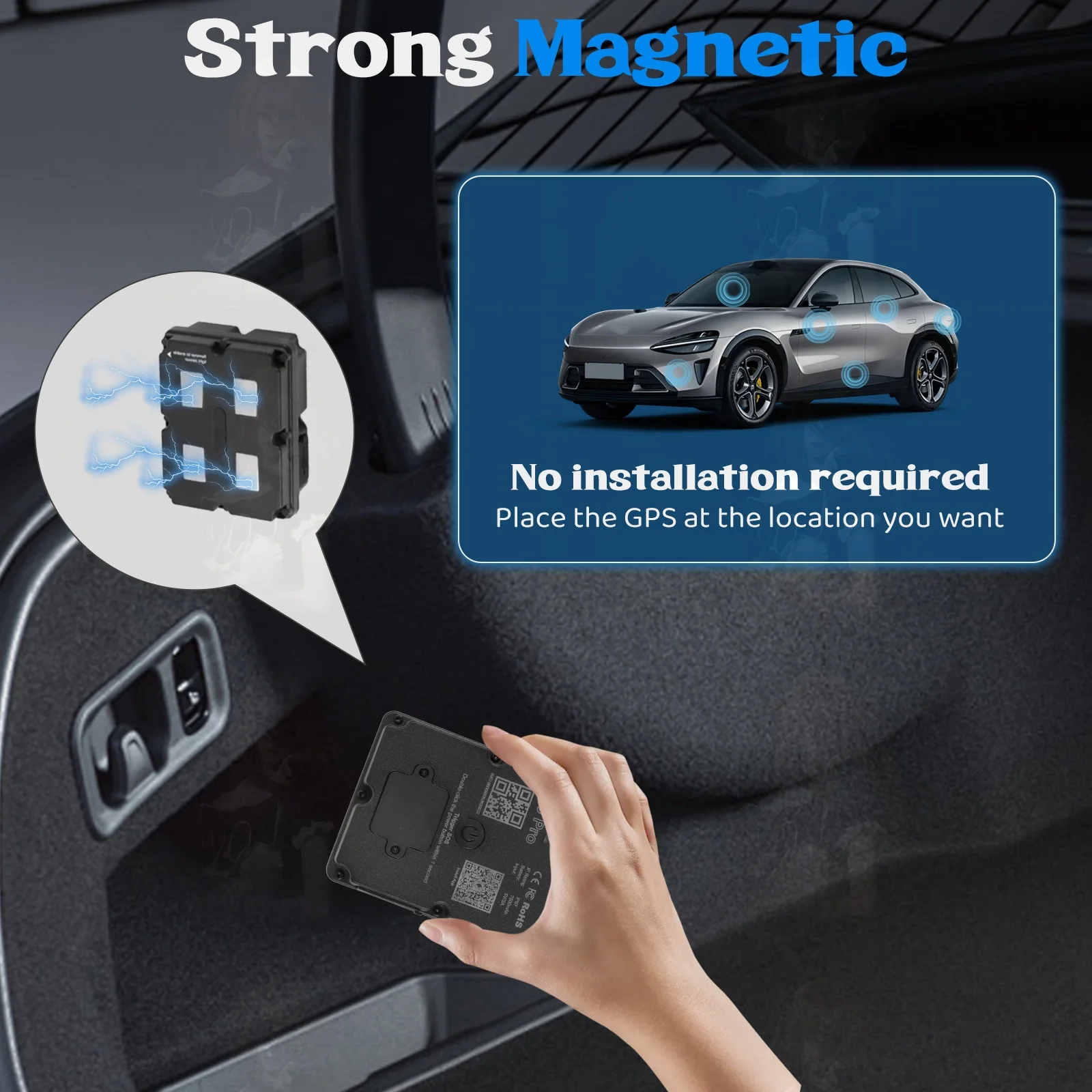 4G GPS-Tracker für Fahrzeuge Magnetischer Auto-GPS-Ortungsgerät – Bild 3