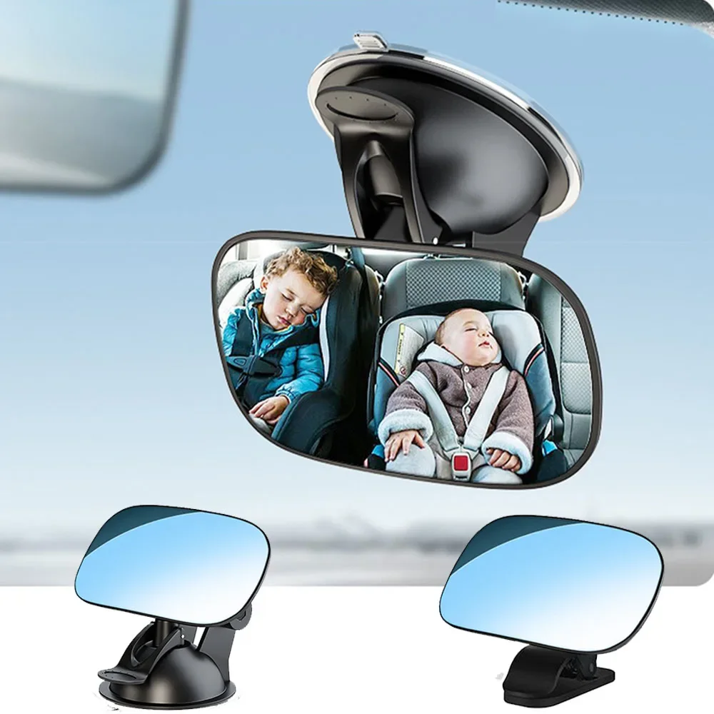 Auto Rückspiegel Weitwinkel-Sicherheits spiegel für Windschutz scheibe Kindersitze klare Reflexion 360 Grad