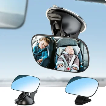 Auto Rückspiegel Weitwinkel-Sicherheits spiegel für Windschutz scheibe Kindersitze klare Reflexion 360 Grad