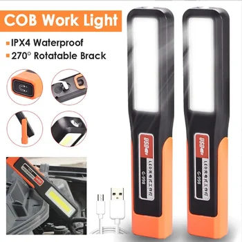 Leistungsstarke LED-Arbeitsleuchte mit Magnetbeleuchtung, Taschenlampe, Auto, Garage, Mechaniker, Lampe