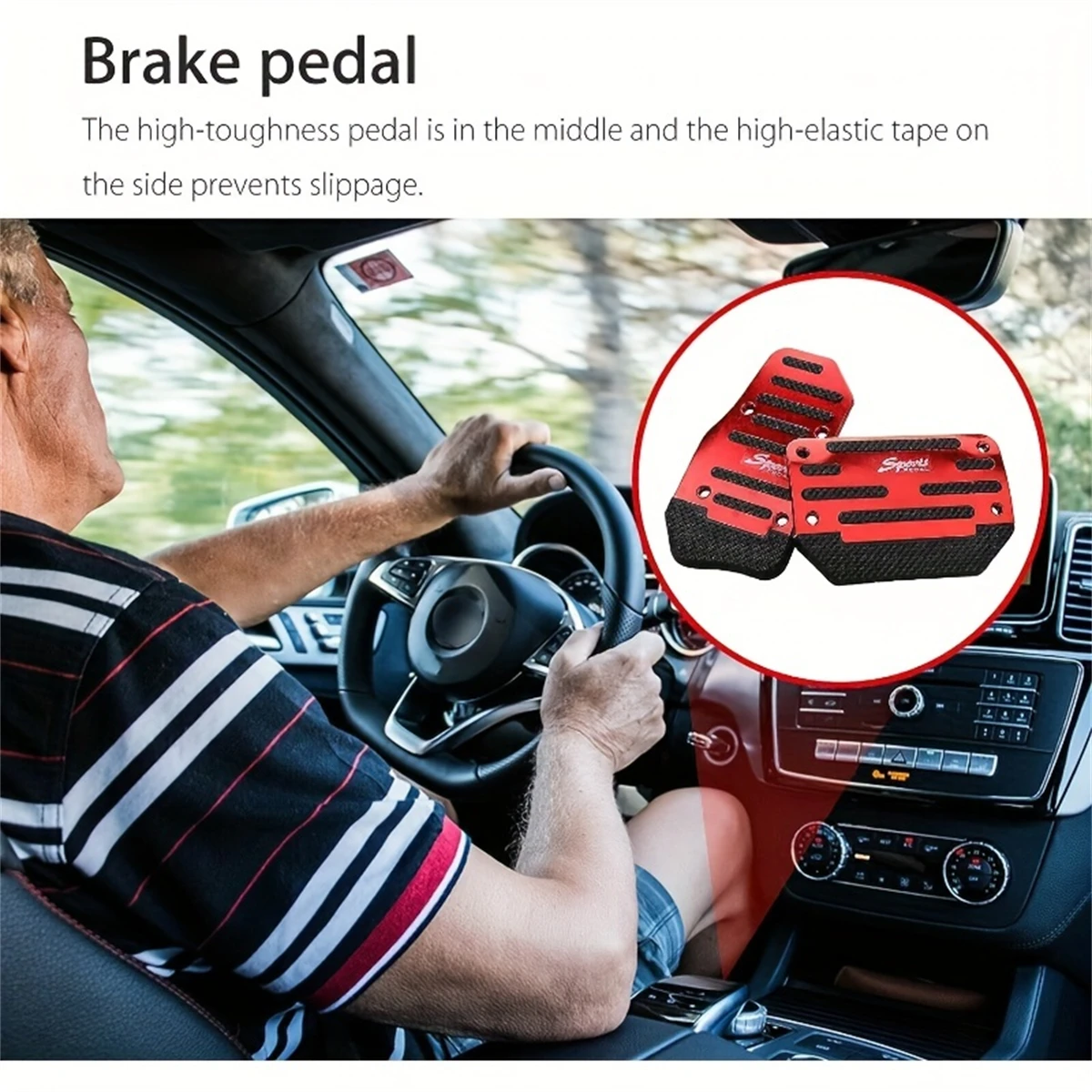 Auto pedals chutz abdeckung Auto brems pedal manuelles Getriebe pedal – Bild 4