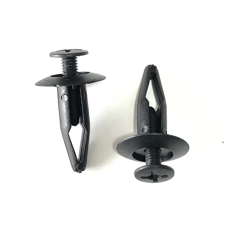 7,5mm Loch Kunststoff Nieten Clip Auto Stoßstange Halterungen Befestigungen Fit Auto Tür Trim Panel (50 Stück)
