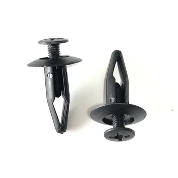 7,5mm Loch Kunststoff Nieten Clip Auto Stoßstange Halterungen Befestigungen Fit Auto Tür Trim Panel (50 Stück)