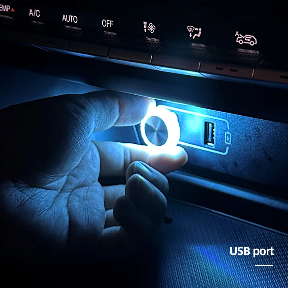 Auto Innenraum USB Umgebungs atmosphäre Licht LED dekorative Signal – Bild 4