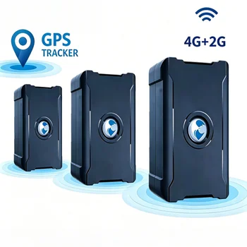GPS-Tracker 4G für Auto Echtzeit-GPS-Ortungsgerät mit Akku Diebstahlschutz Vibrationsalarm Standort-App
