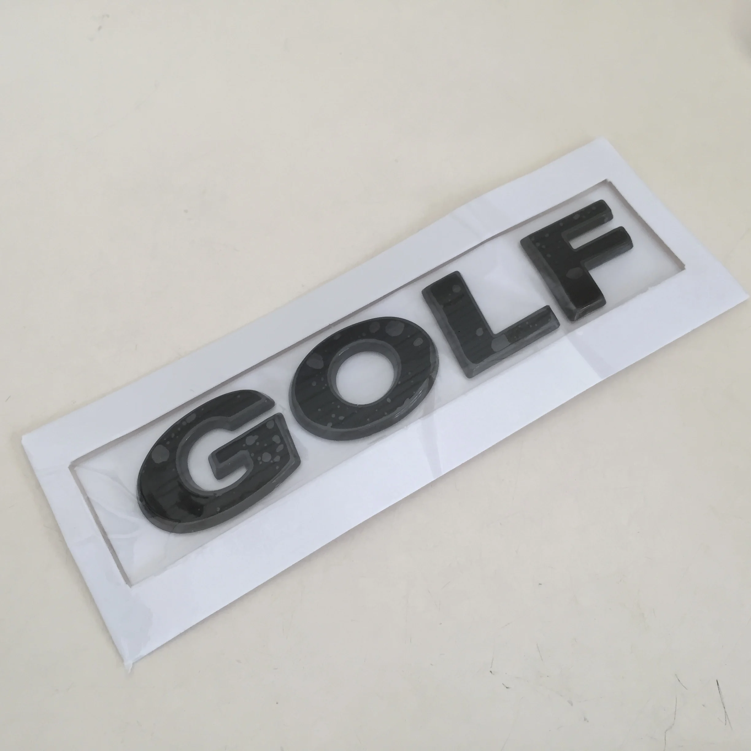 3D ABS für GOLF Auto Brief Hinten Stamm Stoßstange Emblem Aufkleber – Bild 4