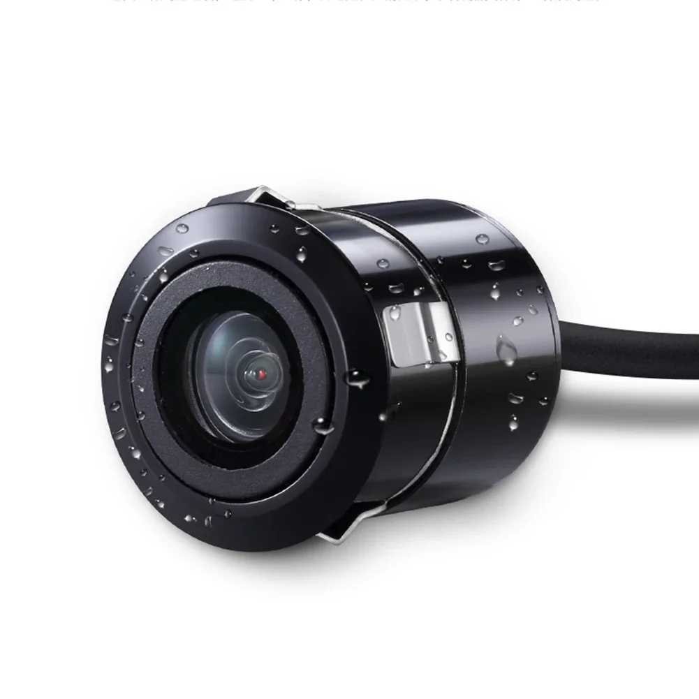Auto-Rückfahrkamera, 4 LEDs, Nachtsicht, Rückfahr-Auto-Parkenmonitor, CCD, IP68, wasserdicht, 140 Grad