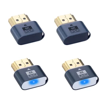 HDMI-kompatibel Dummy Stecker EDID Display Emulator Grafikkarte Adapter für BTC Bergbau 4k @ 60Hz (2 Stück)