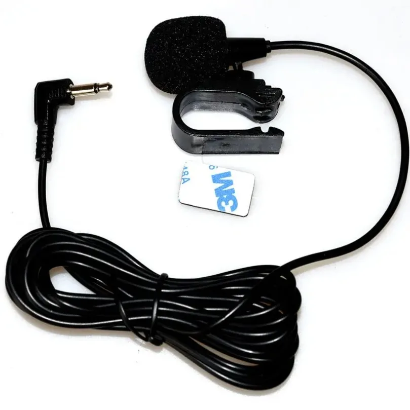 Auto Audio Mikrofon 3,5mm Clip Jack Stecker Mic Stereo Mini Wired Externe Mikrofon Für Auto DVD Radio Profis