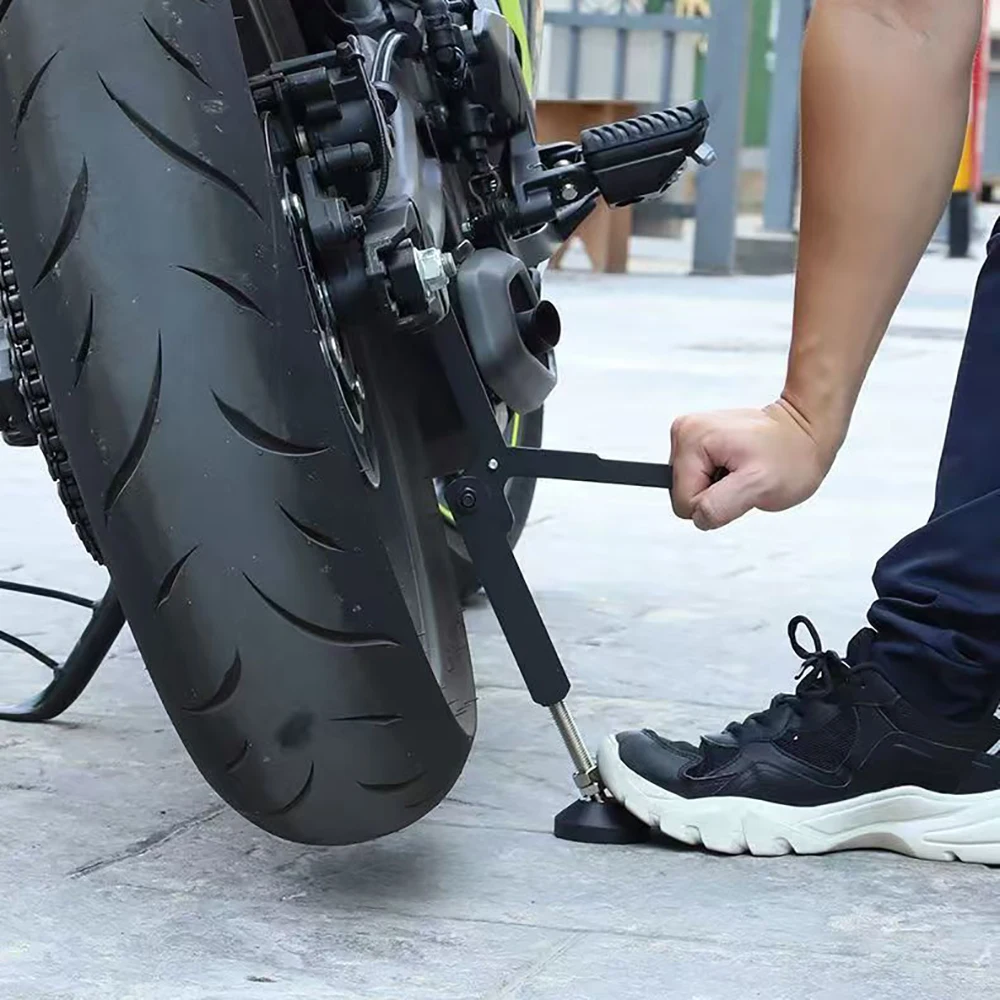 Motorrad Arbeitsersparnis Rad Ständer Universal Rad Heber Seite Unterstützung Stehen Schwinge Lift Rahmen