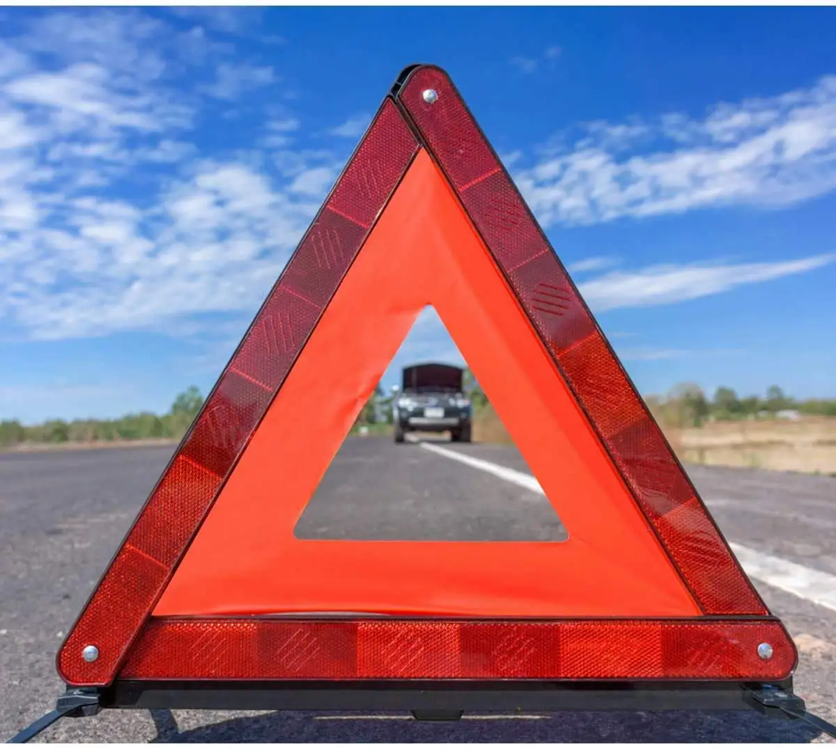 Reflektierendes Notfall-Warndreieck, Faltbares Pannenhilfe-Schild – Bild 5