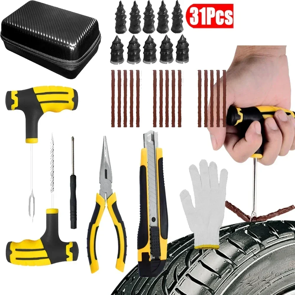 Autoreifen-Reparaturset, Reifenpannen-Reparaturwerkzeug – Bild 2