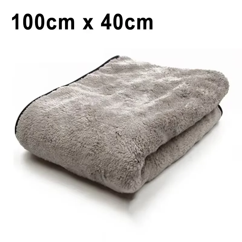 100 x 40 cm Mikrofaser-Autowaschhandtuch, schnell trocknend, automatische Reinigung, extra weiches Tuch, hohe