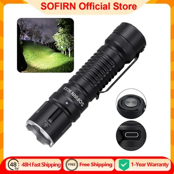 Sofirn SC33 5200 Lumen LED-Taschenlampe XHP70.3 HI Taktische Taschenleuchte Leistungsstarke wiederaufladbare