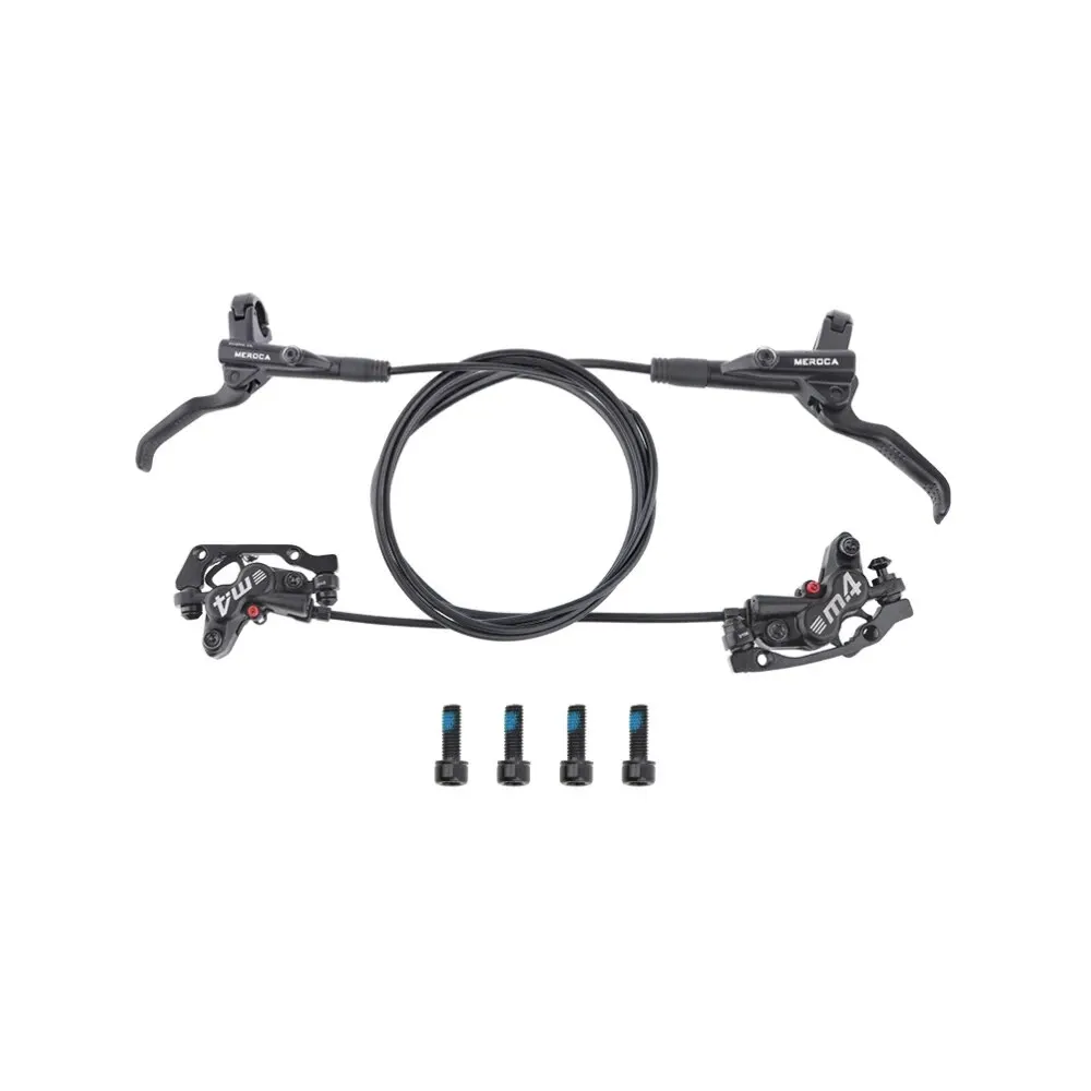 MEROCA 4-Kolben MTB hydraulischer Bremssatz mit Silikon-Schutzhülle – Bild 6
