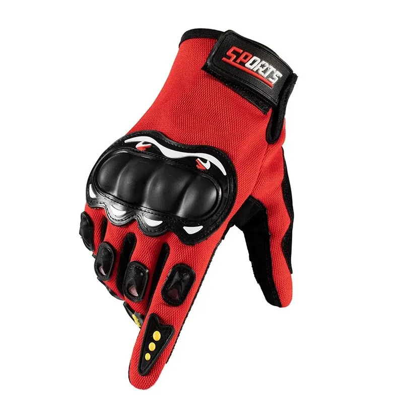 Vollfinger-Motorradhandschuhe für Herren Touchscreen-fähig Outdoor Offroad-Sport Radfahren