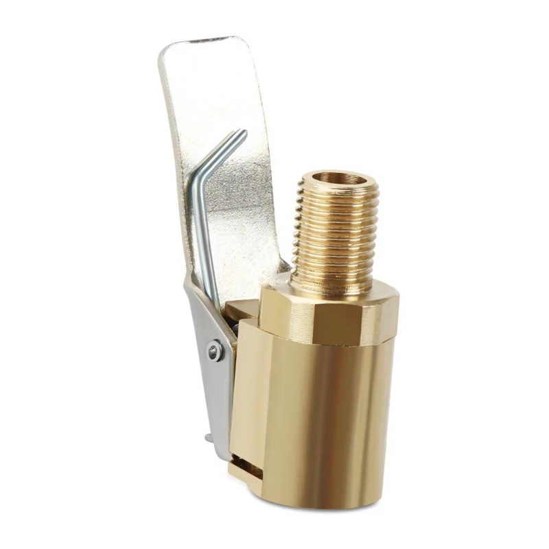 Auto Auto Messing 8mm Reifen Rad Reifen Luftfutter Inflator Pumpe – Bild 4