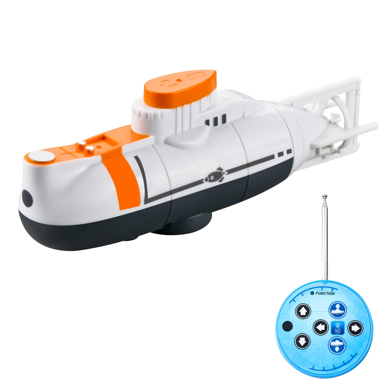Mini RC U-Boot 0,1 m/s Geschwindigkeit Fernbedienung Boot Wasserdicht Tauchen Spielzeug Simulation Modell