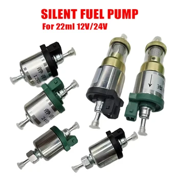 22 ml 12 V 24 V Auto Stille Kraftstoffpumpe + Halterung Luft Heizung Diesel Metall Auto Heizung Kraftstoff