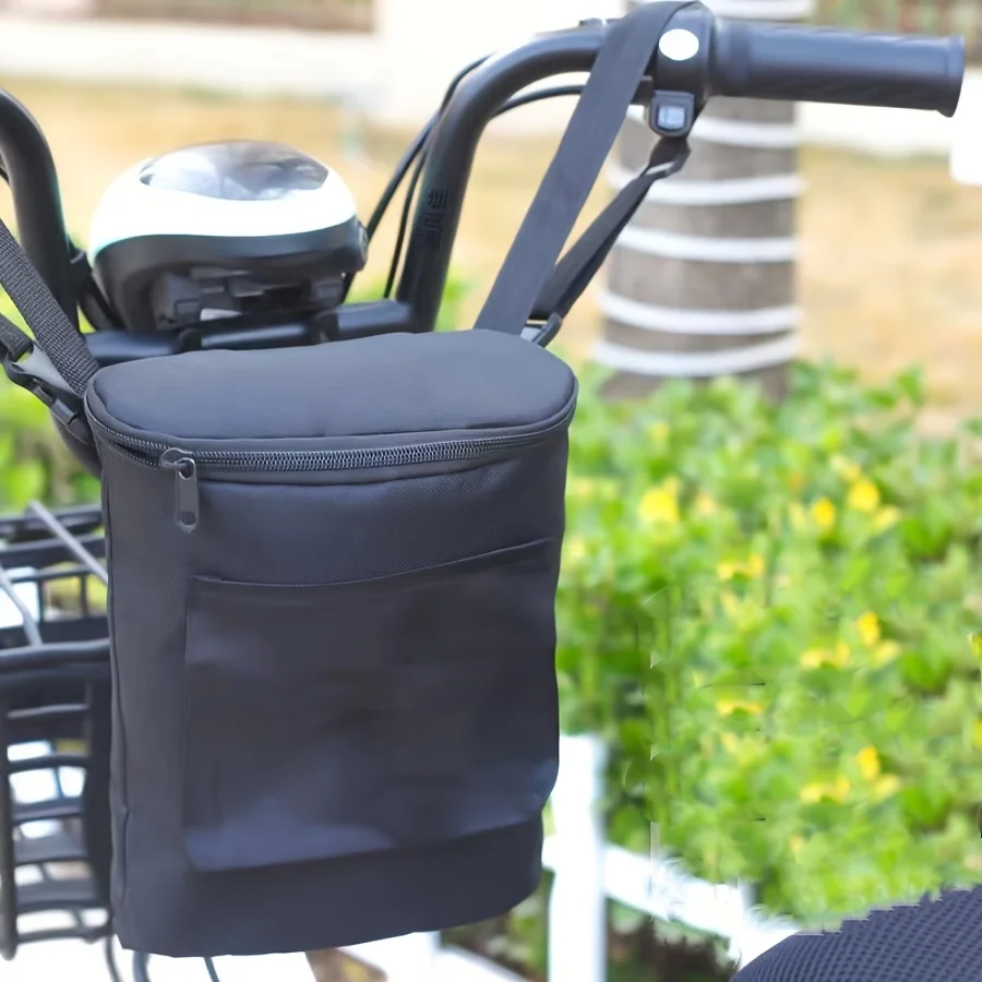 Multifunktionale Fahrradkupplung mit großem Fassungsvermögen, elektrische und motorradtaugliche Fronttasche