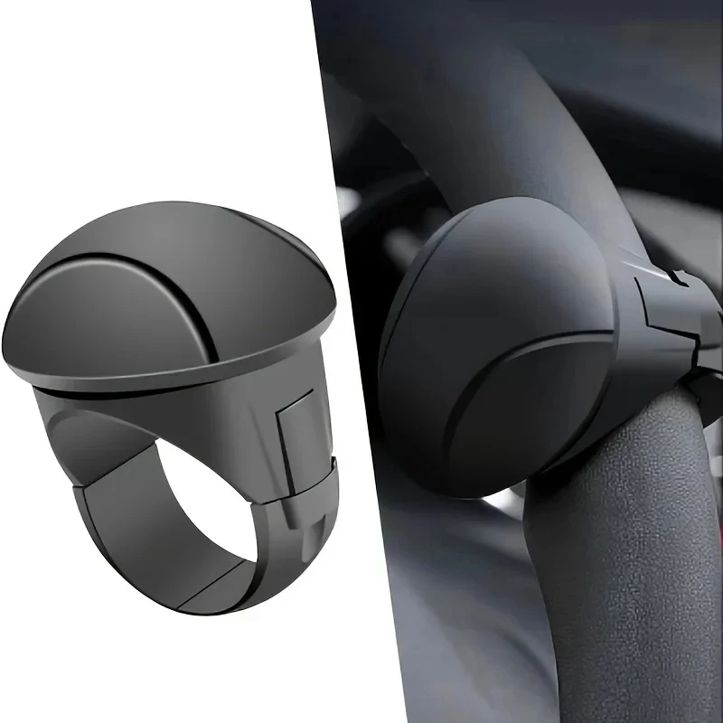 Easy-Grip Silikon-Lenkradknauf 360 ° Reibungslose Rotation, Einhandbedienung mit integriertem Metalllager