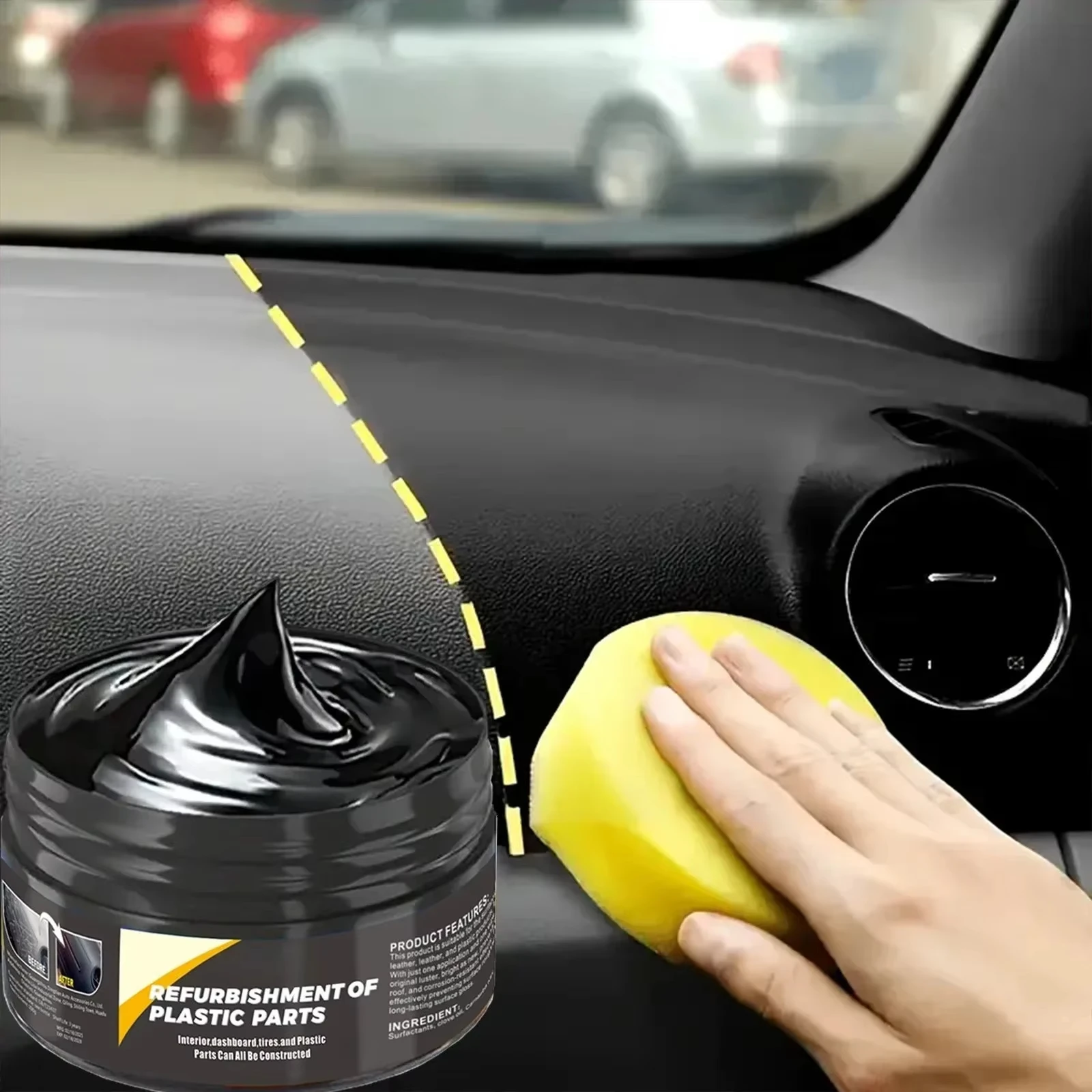 B1257 Auto Innen Kunststoff Leder Kratzer Reparatur Paste Auto – Bild 6
