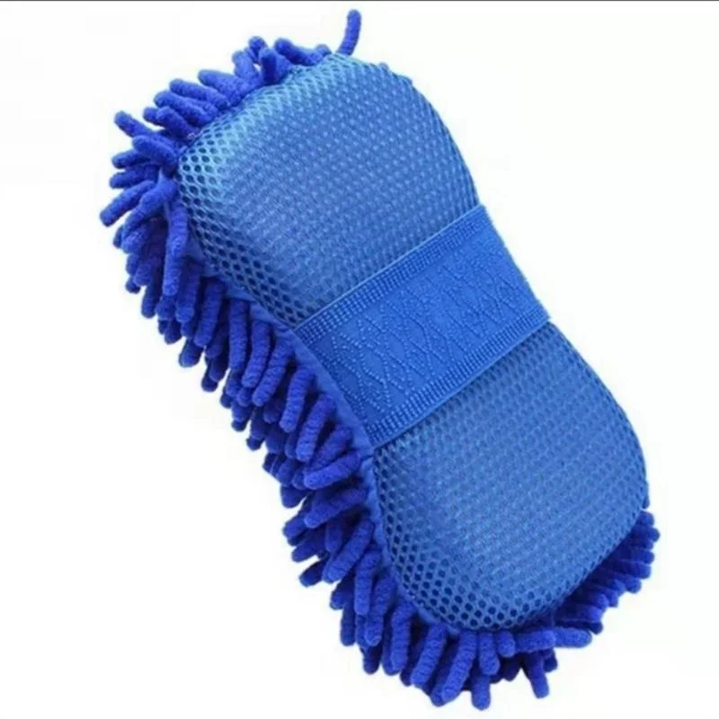 Autowasch-Mikrofaser-Chenille-Autowaschschwamm (2 Stück) – Bild 5