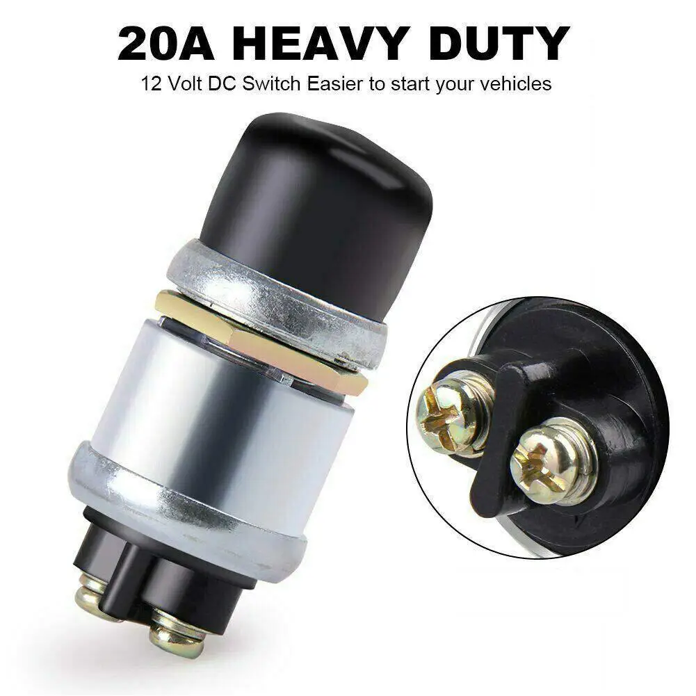 60A 12V DC Zündung Starter Schalter Lkw Motor Starten Wasserdicht Push-Boot Starter Horn Ersatz Taste Auto