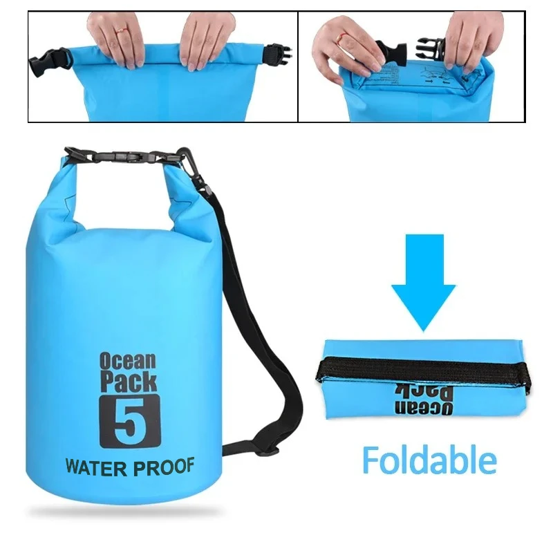Wasserdichte Trocken-PVC-Taschen für Männer und Frauen – Bild 4