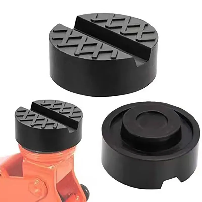 Auto Lift Jack Unterstützung Ständer Gummi Pads Rad Dolly Schlitz – Bild 5