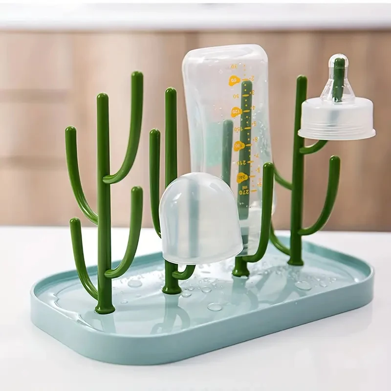 Abtropfgestell für Milchflaschen in Babybaumform, staubdichter – Bild 4