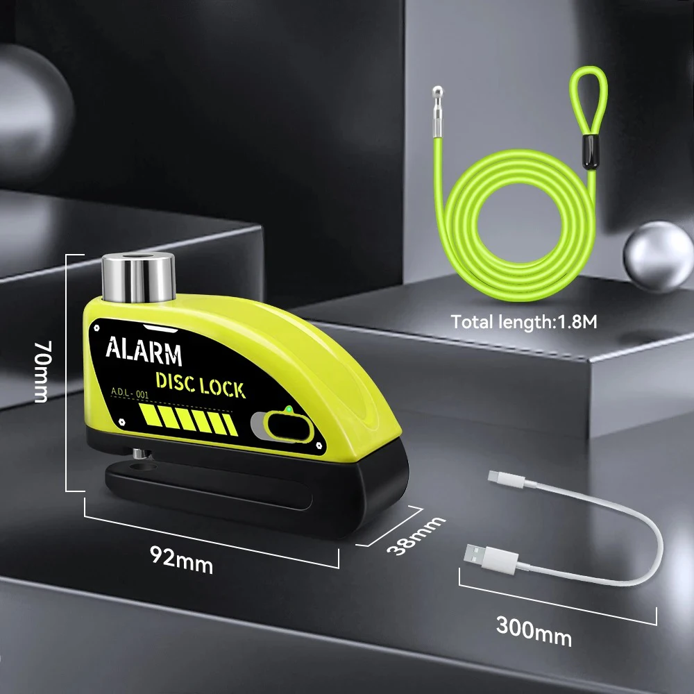 Extractme Motorradschloss mit 110dB Alarm – Bild 6
