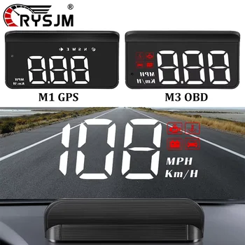 M3 OBD2 HUD / M1 GPS Head-Up-Display Auto-Projektion GPS-Tachometer Digitales Auto-Zubehör