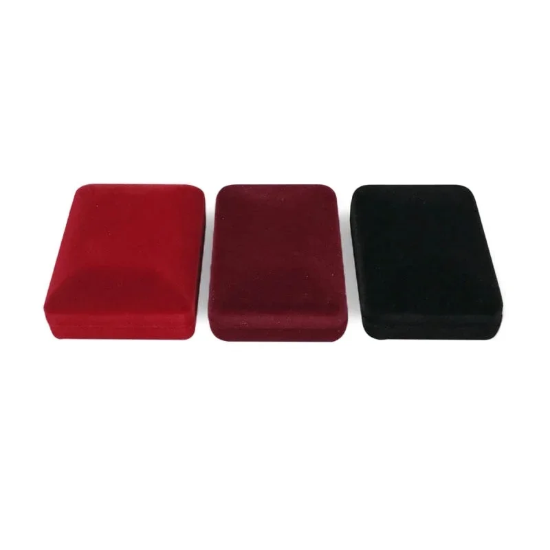 Samt Halskette Box Anhänger Box Schmuck Organizer Geschenk Verpackung – Bild 6