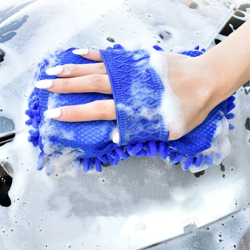 Auto Waschen Mikrofaser Chenille Auto Waschen Schwamm Pflege Waschen Pinsel Pad Waschen Handtuch Auto