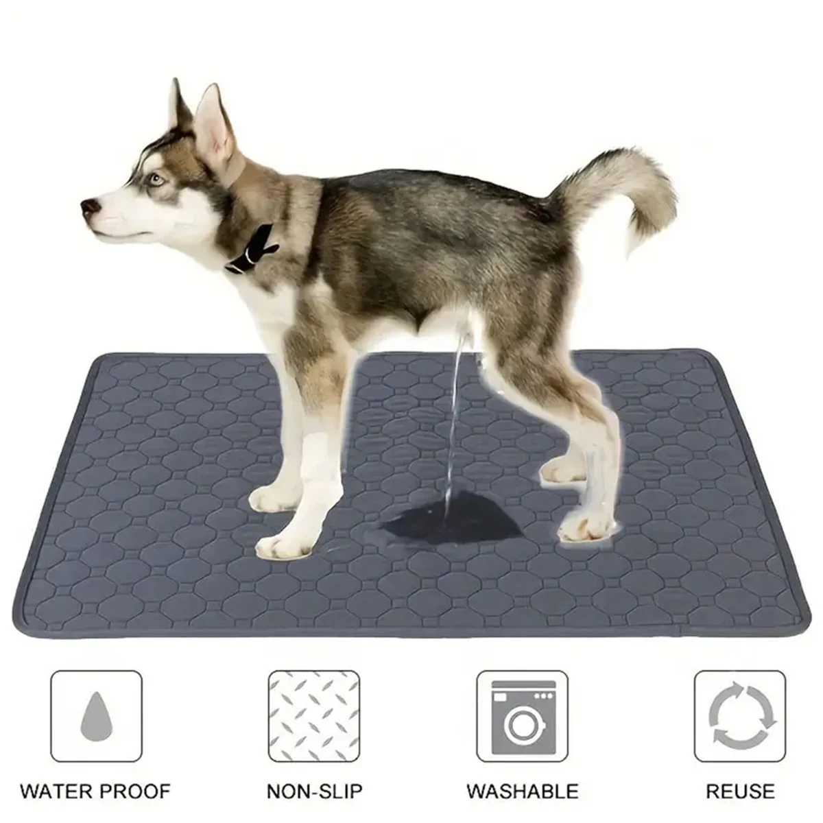 Winter Hund Pee Pad Wiederverwendbare Waschbar Hund Urin Matte Auto Sitz Boden Sofa Wasserdicht Saugfähigen
