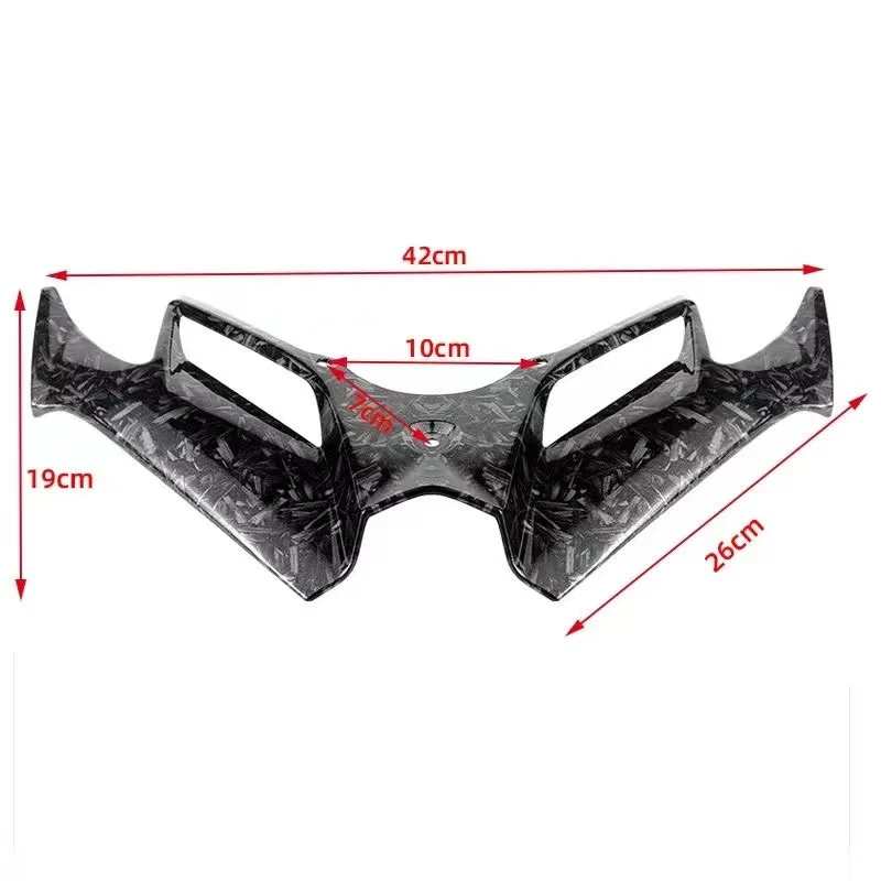 Motorrad Winglet Aerodynamische Flügel Kit Spoiler Motor Zubehör – Bild 3