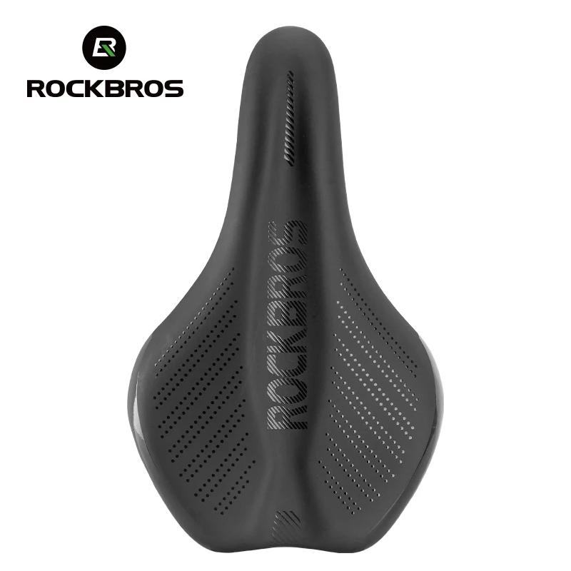 ROCKBROS Fahrradsattel, Komfort, Stoßdämpfung, MTB, Straße, Fahrradsitzkissen aus Kohlenstoffstahl
