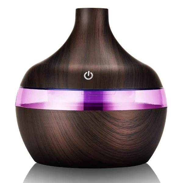 Luftbefeuchter Elektrische Aroma Air Diffusor Holz Ultraschall-luftbefeuchter Ätherisches Öl Aromatherapie