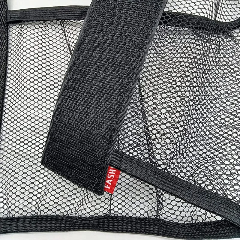 Auto Zurück Hinten Stamm Elastische Mesh Feste Riemen Auto Innen – Bild 5