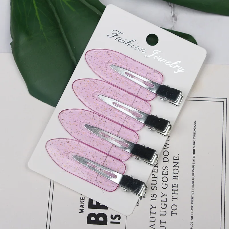 6 cm Haar Clips Keine Biegung Nahtlose Haar Clips Seitlichem (4 Stück) – Bild 3