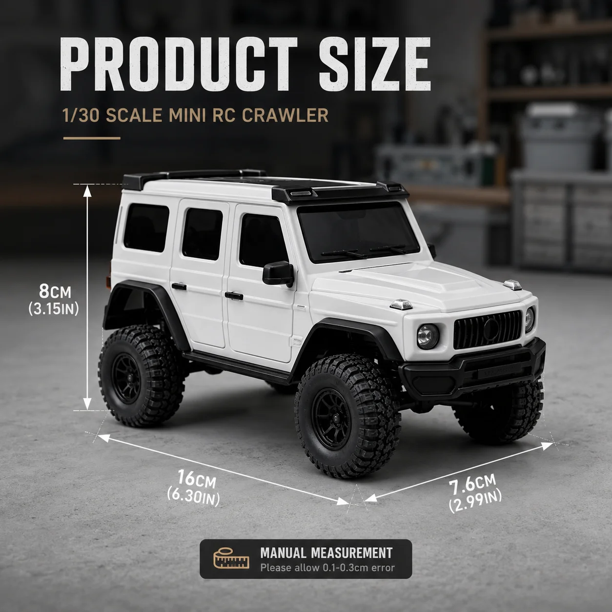 AX30 1:30 Mini RC Rock Crawler 4WD RTR Vollproportional Offroad-Modell – Bild 3
