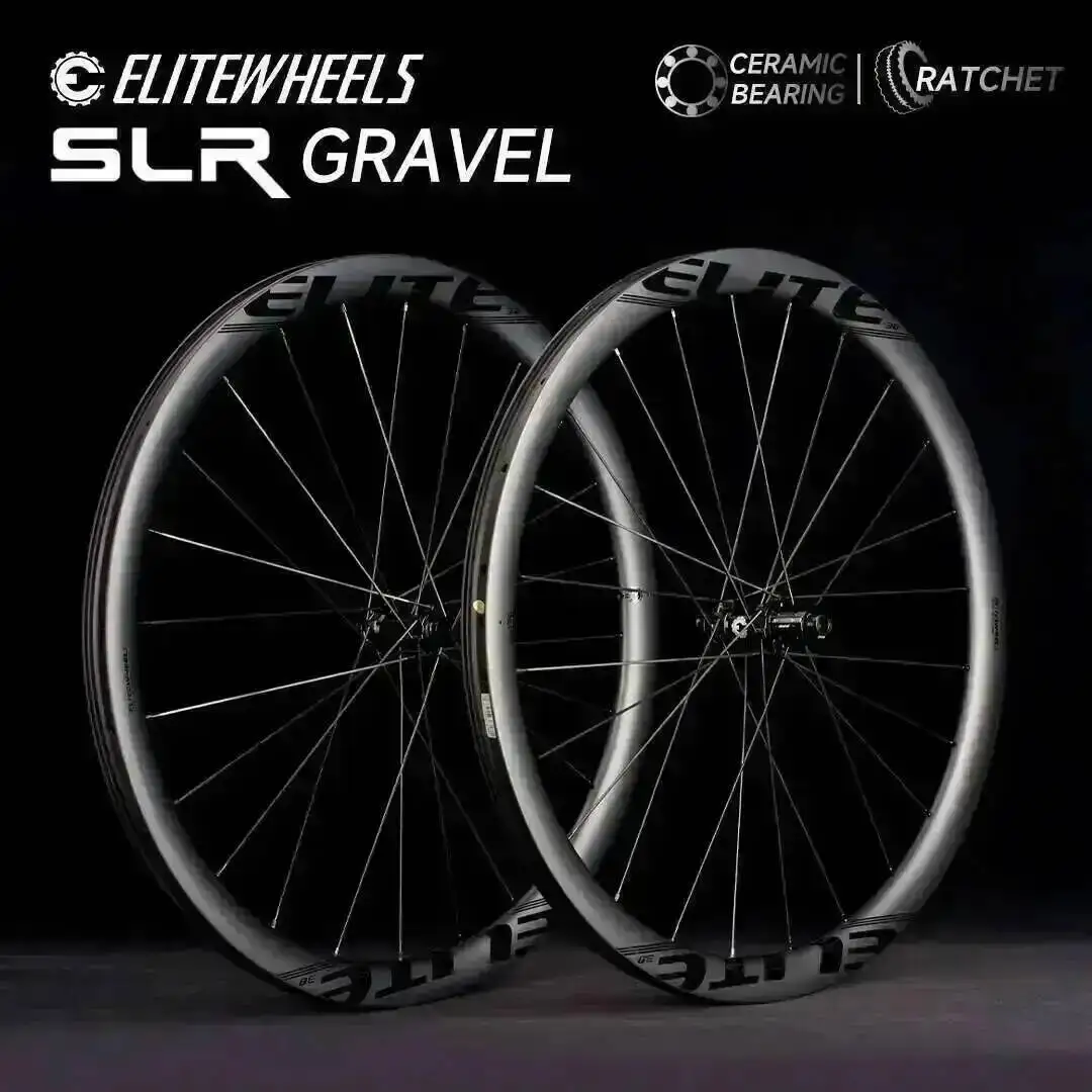 ELITEWHEELS SLR GRAVEL Carbon-Laufradsatz Ratschensystem 36T Scheibenbremse Cyclocross 700C Räder Center Lock