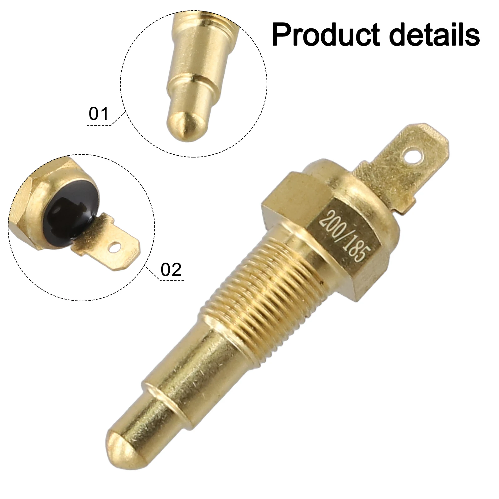 Motorkühlerventilator-Thermostat-Temperatursensor-Schalter 1/8"NPT – Bild 3