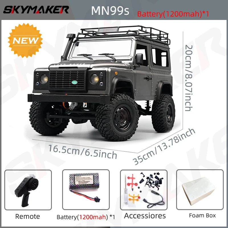 MN99s MN98 1:12 MN Modell RTR Version RC Auto 2,4G 4WD RC Rock Crawler Defender Fernbedienung Auto 1/12 RC Lkw