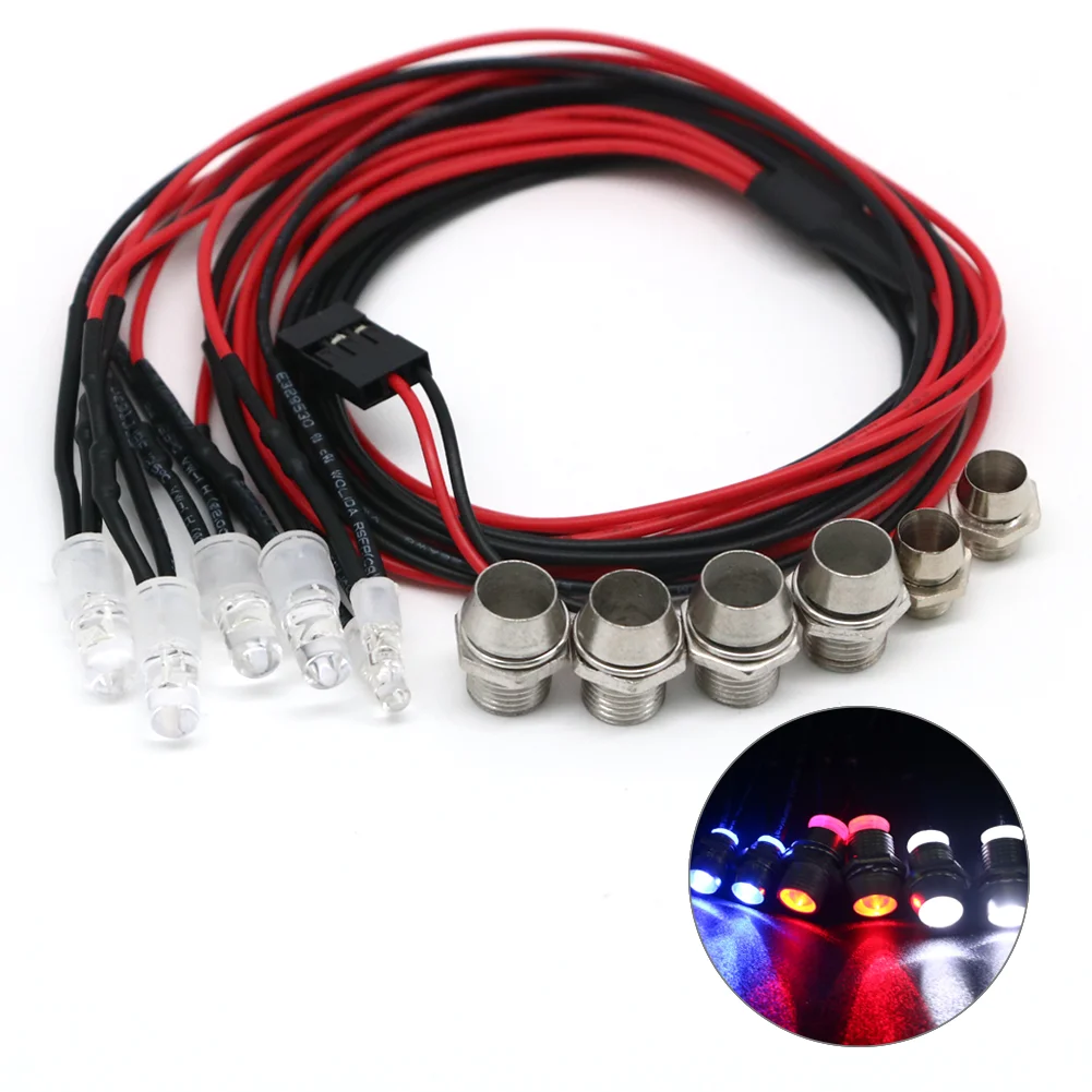 2/3/4/6/8 Lichter 70 cm Länge RC LED Nacht Scheinwerfer 3/5mm LED – Bild 4
