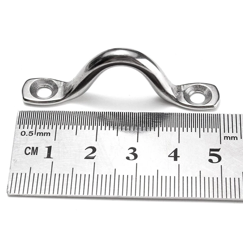 Griff 5 mm Edelstahldraht Ösengurt Boot Marine Zurrgurt (4 Stück) – Bild 5