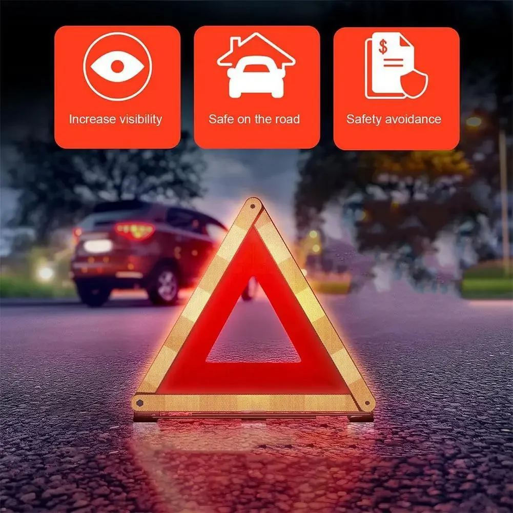 Auto-Sicherheitswarn-Dreieck, Faltbares Reflektierendes – Bild 3
